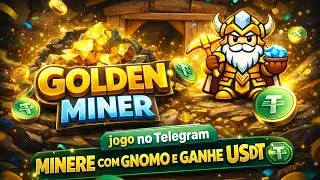 GOLDEN MINER ⛏️💰 New Game on Telegram Mine like a gnome and earn rewards | How to Play