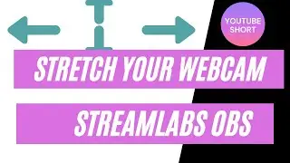 How to Stretch your Webcam on Streamlabs OBS 