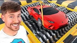 Lamborghini Vs World's Largest Shredder ! हिंदी ! @MrBeast
