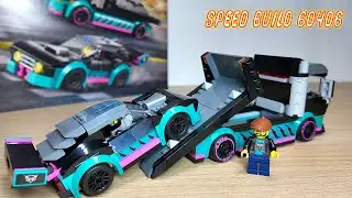 LEGO City Race car and Truck 60406 Speed Build