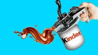 LIFE HACKS WITH KINDER NUTELLA CHOCOLATE