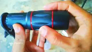 JERNIH !! LENSA ZOOM 18x APEXEL TELEPHOTO TERBAIK BISA FOTO BULAN
