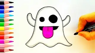 Hayalet Emoji Nasıl Çizilir? - How To Draw The Ghost Emoji