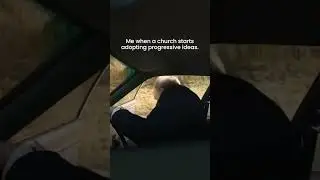 Me when a church starts adopting progressive ideas.| #shorts