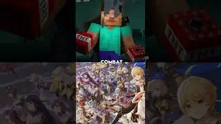 Steve (Creative Mode) vs Genshin Impact