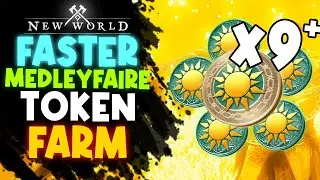 9+ Guaranteed PREMIUM Tokens In 7 Minutes! New EASIEST Medleyfaire Token Farm!⚔️New World
