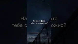 На каком фото тебе стало тревожно? 