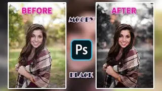 How to Create a Moody Black and White Portrait in Mobile Lightroom #viral #lightroom #trending  KEP