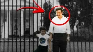 La Impactante Fotografia de Pablo Escobar en la Casa blanca