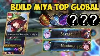 BEGINI CARA ROTASI MIYA INSPIRE!! BUILD MIYA TERSAKIT 2022 | TOP GLOBAL MIYA - MLBB
