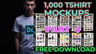 [Part 4] 1000 T-shirt Mockups | Free Download