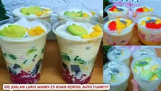 ENAKNYA KEBANGETAN‼️3 RESEP MINUMAN KUAH KENTAL AUTO BANJIR CUAN - IDE JUALAN ES TELER