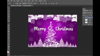 How to Design a Merry Christmas Card in Adobe Photoshop