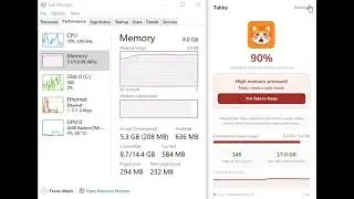 Tabby — Watch It Save 17GB of RAM Automatically on an 8GB Laptop