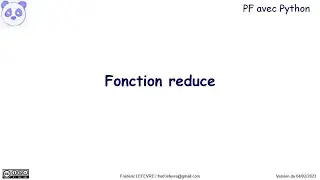 PF avec Python : La fonction « reduce »