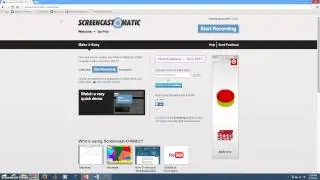 How to use Screencast-O-Matic (Part 1)
