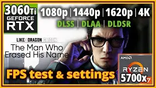 Like a Dragon Gaiden PC - Ryzen 7 5700X & RTX 3060 Ti - FPS Test and Settings