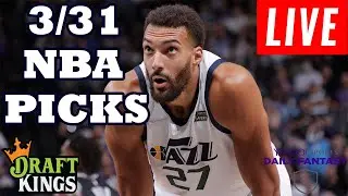 🔴LIVE - DRAFTKINGS & YAHOO NBA PICKS | THURSDAY 3/31/22 | NBA DFS PICKS