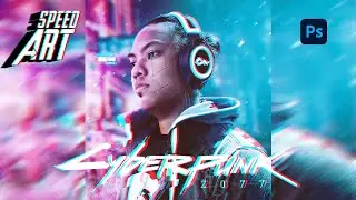 CYBERPUNK Photomanipulation Effect | SPEEDART PINOY