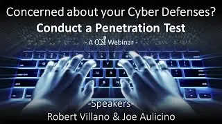 CCSI's Penetration Testing Webinar