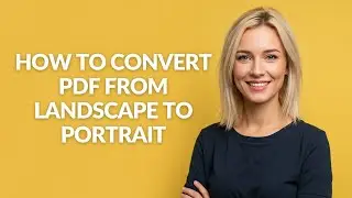 How to Convert Pdf From Landscape to Portrait - Julia'sTutorials
