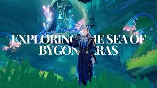 ASMR | Genshin Impact ✧ Exploring the Sea of Bygone Eras 🪼🔮 w/ English & French whispered rambles 😴