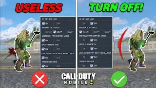 TOP 10 Useless Settings In CODM BattleRoyale - CODMobile 