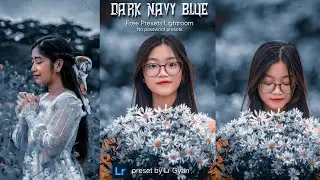 Lightroom Mobile Dark Navy Blue Photo Editing Tutorial | Lightroom Editing | Lr Presets