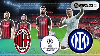 AC Milan vs Inter Milan | UEFA Champions League 2023 | Semi-Final | 1st | Full Match - GamePlay PC