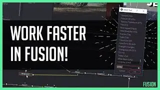 Work Faster in Fusion!  - DaVinci Resolve 15 Tutorial