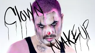 Scary Clown Halloween Makeup Tutorial