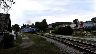 Vlaky - Železnice: Holubov 749 018 - 8 v čele Os 8108