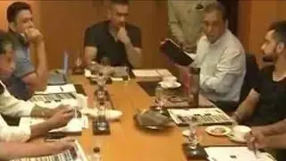 MS DHONI 🔥 in team meeting after WORLD CUP semi final🏏🔥.