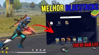 DESCOBRI O MELHOR EMULADOR BLUESTACKS LEVE PARA QUALQUER PC FRACO MELHORES CONFIGURAÇÕES 🔥🚀 FREEFIRE