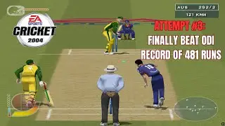 Can Australia score 481 runs vs England? | Cricket 2004 | Hard Difficulty | 1440p