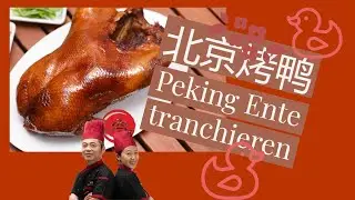 Peking Ente tranchieren - China Restaurant Yung