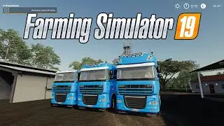 МОД на СЕДЕЛЬНЫЙ ТЯГАЧ DAF XF 105 4X2 для Farming Simulator 2019