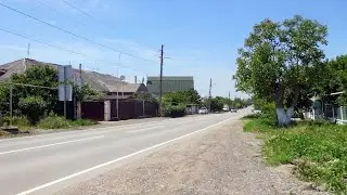 Крым. Пройдём улицей Октябрьской от переезда до бывшего ставка (водоёма) в п.Гвардейское 26 мая 2022
