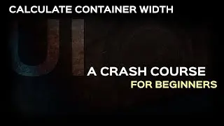 Semantic UI tutorial- Calculate Container width