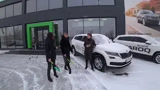 ... Skoda vs снег))