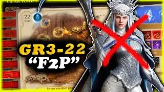 Gear Raid 3-22 As a F2P!! Watcher of Realms