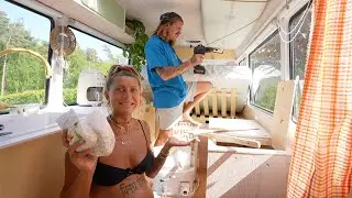 BÖRJAR BYGGA OM BUSSEN INFÖR BEBIS!! - avsnitt 1