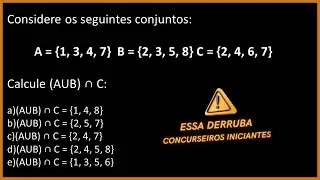 UNIÃO E INTERSEÇÃO DE CONJUNTOS | FÁCIL E RÁPIDO