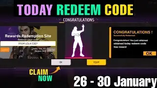 4 February Redeem Code | Free Fire Redeem Code Today | FF Today Redeem code