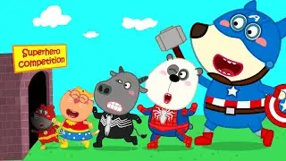 Wolfoo and Friends Take SUPERHERO Competition Challenge, Who Wins? | Wolfoo Funny Kids Cartoon