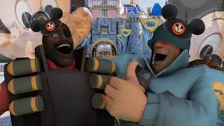 Soldier Demoman tf2 do Disneyland