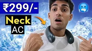 Neck Fan Review ❄️ Portable Neck AC !