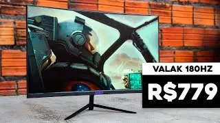 eu paguei R$779 nesse monitor de 180HZ... 😳🤭 | MANCER VALAK Z180H