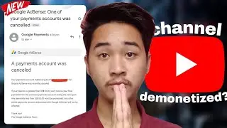 Update! Channel Demonetized? | A Payment Account Was Canceled | Google AdSense | YouTube |