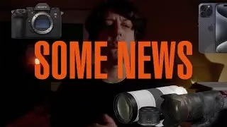 Le global shutter et le futur... la keynote filmée à l'Iphone 15... optiques canon en retard!